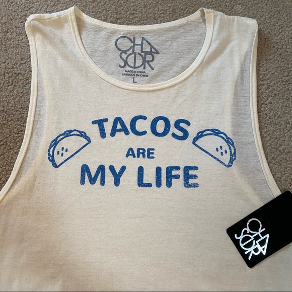 NWT Chaser taco 🌮 tank top - Picture 2 of 5